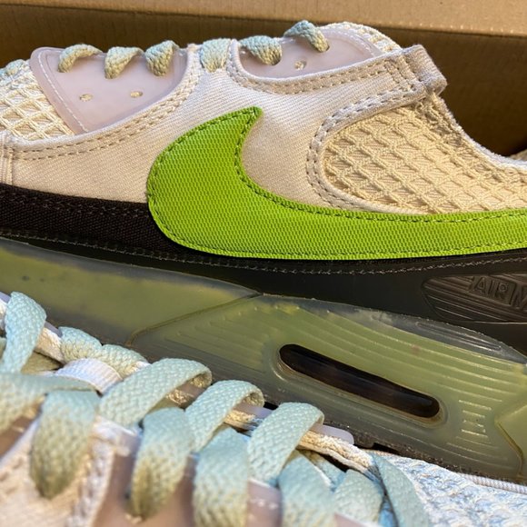 NIKE Air Max Terrascape 90 Phantom / Vivid Green-Olive Aura Mens US8/Wom US9.5 - Picture 10 of 10